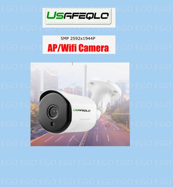 Камера зовнішня IP WiFi camera 5mp відеоспостереження вуличне