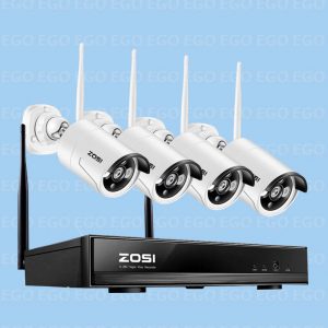 ZOSI 4CH 1080P HDMI WiFi NVR 1.3 мп ИК Открытый Всепогодный P2P Беспроводная IP CCTV Камеры Безопасности Системы Видеонаблюдения Kit