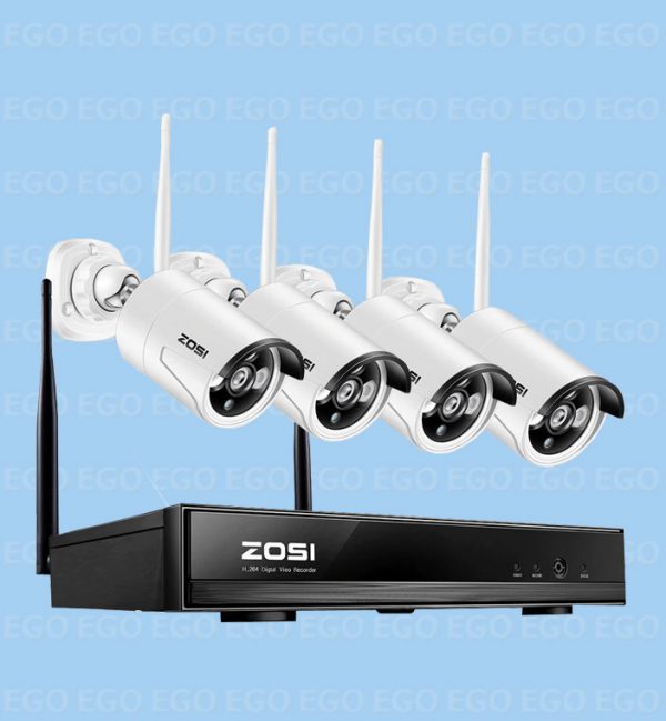 ZOSI 4CH 1080P HDMI WiFi NVR 1.3 мп ИК Открытый Всепогодный P2P Беспроводная IP CCTV Камеры Безопасности Системы Видеонаблюдения Kit