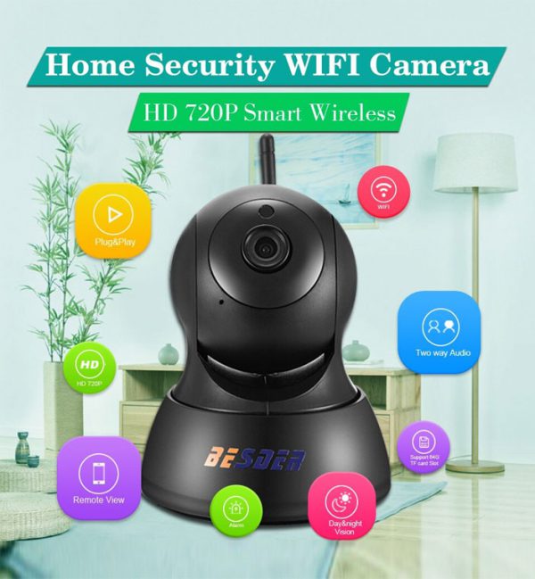 Камера Besder 1280 x 720p відеоняня поворотна IP Wi-Fi camera