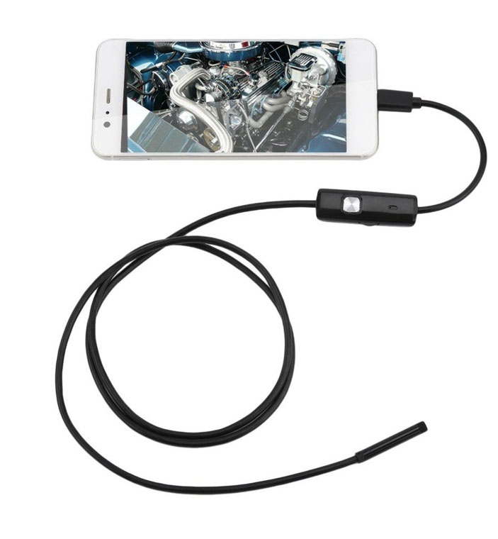 Ендоскоп водонепроникний USB і MicroUSB 3.5 метрів для смартфонів і ПК