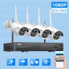 Hiseeu 8CH Беспроводной CCTV Системы 1080 P 1 ТБ HDD 2MP NVR IP IR-CUT открытый ip-камера видеонаблюдения безопасности Системы комплект видеонаблюдения