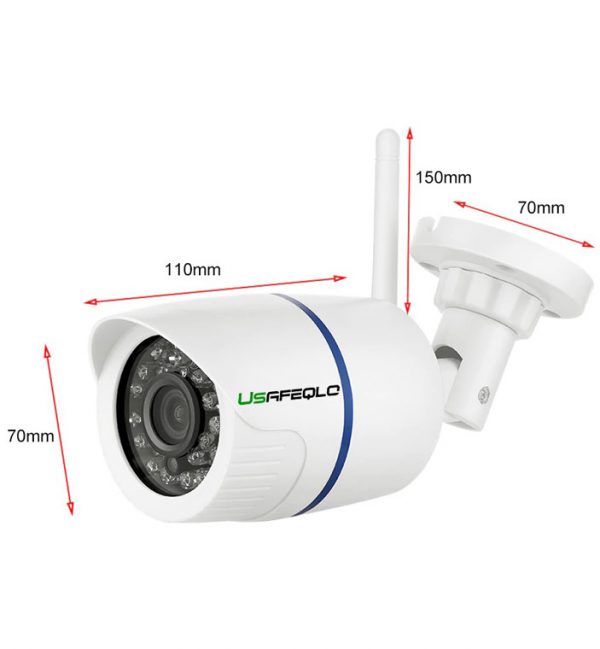 Камера зовнішня IP WiFi camera HD1280x720p відеоспостереження вуличне