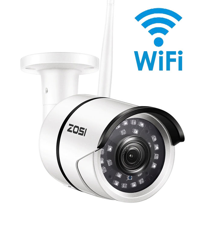 Камера Zosi зовнішня металевий корпус IP WiFi FULLHD відеоспостереження вуличне