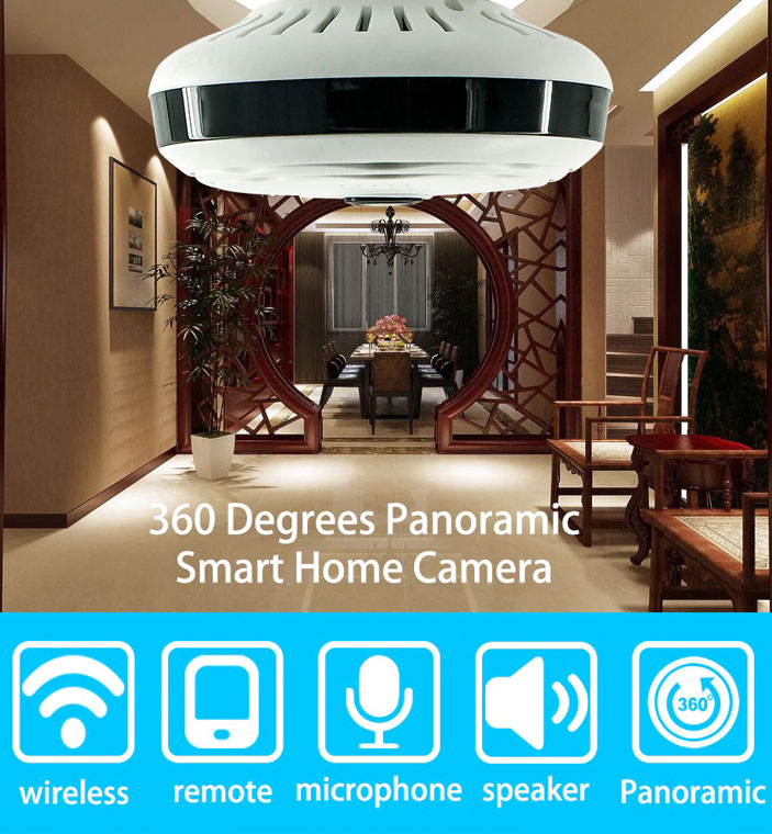 Камера 2mp Панорамна IP camera Wi-Fi 3D wifi 360 градусов