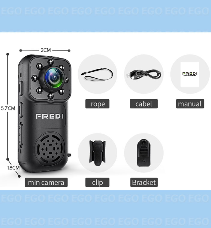 Камера IP FREDI 2MP 1080P HD бездротова міні wifi камера відеоспостереження P2P